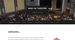 Desktop Screenshot of marvatheater.com